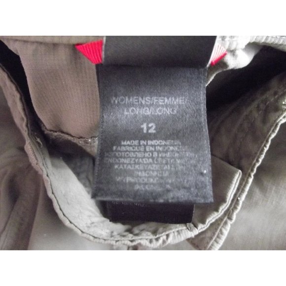 The North Face Shorts Womens 12 x 10" Green Paramount Ripstop Nylon khaki - Picture 4 of 11